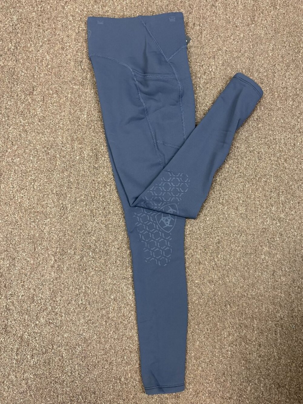 Ariat Women's Venture Thermal Half Grip Tight - Ombre Blue